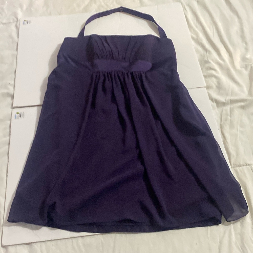 Beautiful vintage Alfred Angelo purple cocktail party dress EUC